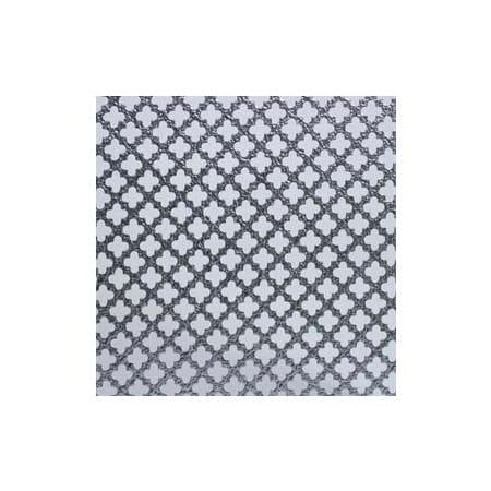 M-D Building Products M-D Aluminum Sheet, Cloverleaf, 57042, 36"L x 24"W x 1/50" Thick, Silver 57042